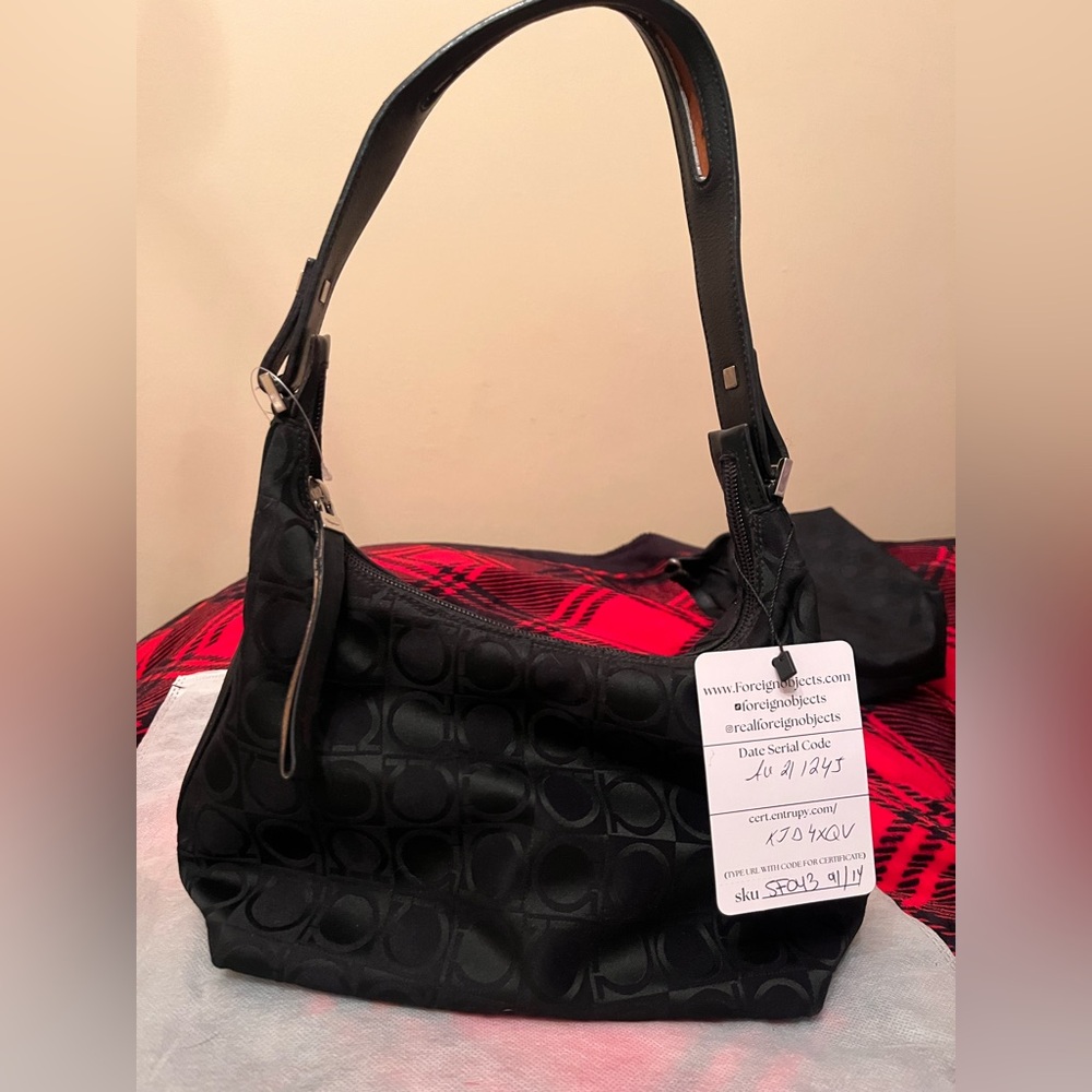 Black Designer Women's Bag Salvatore Ferragamo